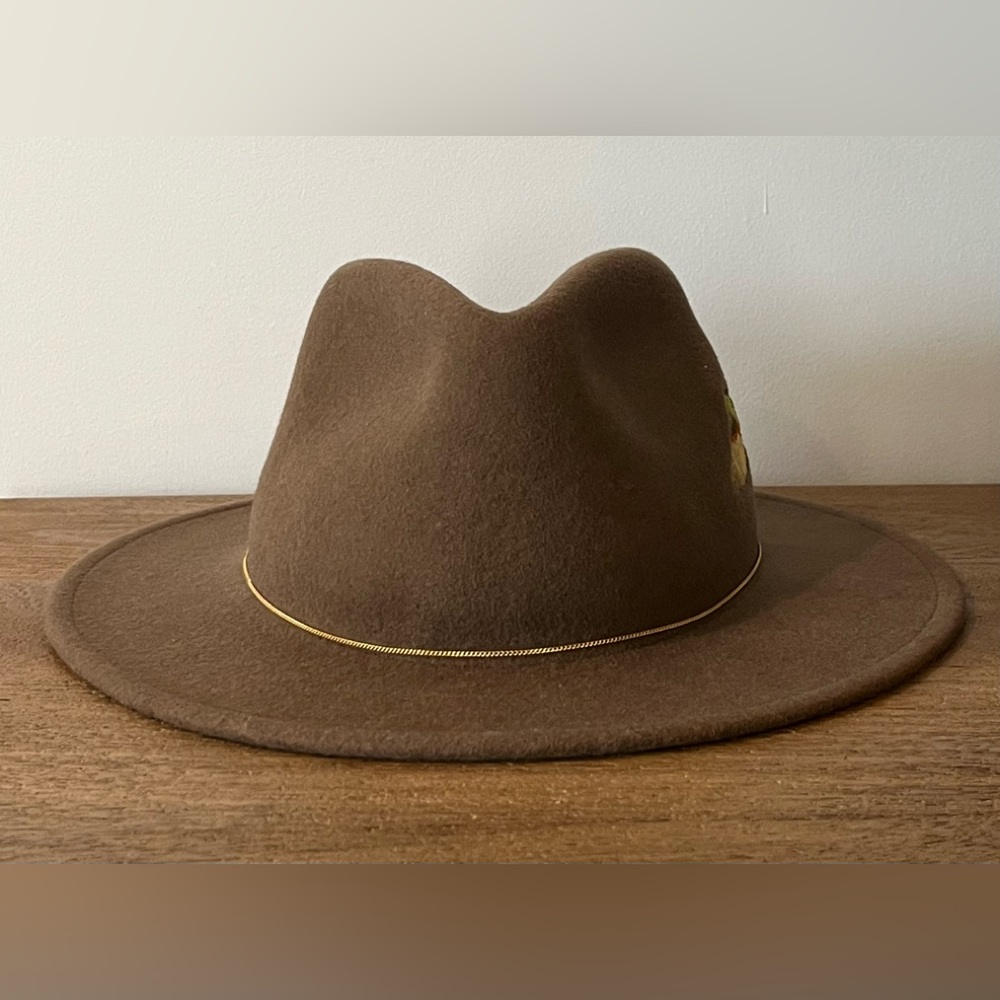 VAN PALMA Dakota Embroidered Felt Hat - Made in France - Picture 3 of 6